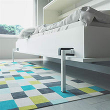 SMARTBett Letto a Scomparsa Basic Letto Ribaltabile Letto a Muro (90x200 Orizzontale, Bianco)