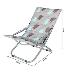 FGA Sedia Pieghevole reclinabile Sedia Design Multifunzionale per Il Tempo Libero Portatile in Metallo per la Pausa Pranzo Sedia Pieghevole da Spiaggia per Balcone