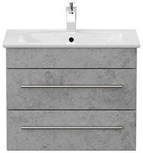 Mobile bagno con lavabo Villeroy & Boch Venticello 65cm grigio cemento