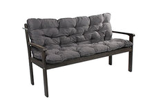Meerweh Mare WEH Cuscino con Schienale per Panca, Grigio, 150 x 98 x 10 cm, 74086