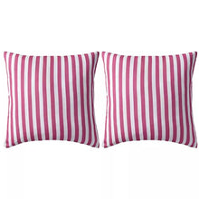 vidaXL 2X Cuscini da Esterno Rosa Cuscinetti Guanciali Decorativi da Giardino