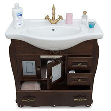 Shop Chic Mobile Bagno 85mm Arte povera Completo di specchiera con pensile