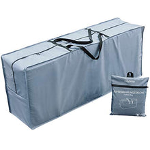 Chefarone Borsa Impermeabile per Cuscini per divani da giardino – Protegge i tuoi cuscini per diva-no e per panchina da esterno – Custodia impermeabile in poliestere spesso - 125x50x32 cm