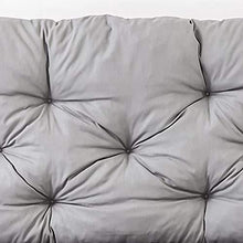 Ambientehome 90266 - Cuscino per panca a 2 posti e per Panca Hanko, grigio chiaro, approx. 120 x 98 x 8 cm - Arredi Casa