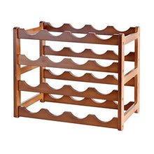 xiaoli Portabottiglie per Vino Multistrato di bambù Red Wine Rack recinto Bottle Holder Moderna del Vino Rosso del Basamento della mensola Bar Home Storage Decoration Scaffale per Vino