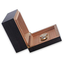 WLMGWRXB Humidor per sigari da Tavolo, Scatola per sigari in Cedro con Vassoio, igrometro in Vetro e umidificatore Rettangolare