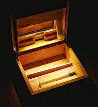 The Rolling Box Glossy Light Blue 170 Celeste Laccato Lucido Scatola per Fumatori con Luce