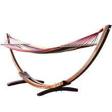 Outsunny Amaca da Giardino con Supporto Max 120kg Legno 3.15 × 1 × 1.1m