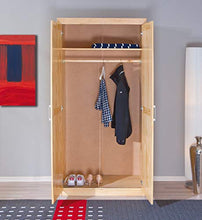 Esidra McAllen Armadio 2 Ante, Pino, Naturale, 95x55x190 cm