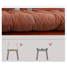 BD.Y Cuscino per Panca da Patio Comodamente Antiscivolo, Addensare i Cuscini della Sedia Lunga in Legno massello Cuscino per divani per Interni al Coperto Tappetino per Sedile, Cuscini per sedie