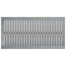 FAMIROSA Tavolino da caffè 100x50x33 cm Grigio Legno Massello di Acacia