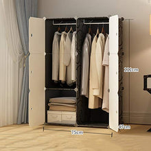 Armoire - Armadietto modulare da appendere, ideale per riporre libri, giocattoli, asciugamani, ecc., metallo, 75x47x111cm