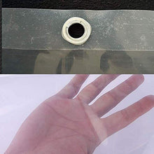 per Esterno, Patio e Giardino Chiaro a Vela con Occhielli multilaterali Facile da Piegare Telo Impermeabile for Fogli Serra Vela Trasparente per (Color : Clear, Size : 3x5m)