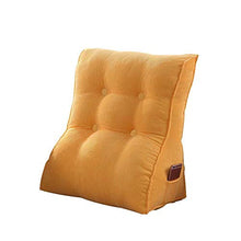 LF - Letto multifunzione ispessito e rialzato con supporto triangolare grande schienale (colore : giallo, Dimensioni: Large)