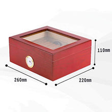Cigar Humidor, Legno di Cedro Cigar Box Umidificatore Grande capacità Cigar Box di Legno Solido Idratante Cigar Box (260 * 220 * 110Mm)