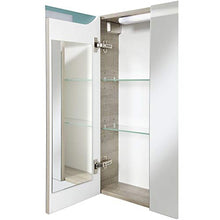 FACKELMANN - Set di mobili da bagno Piuro, 3 pezzi, 85 cm, mobiletto sottolavello, lavabo in ceramica e armadietto a specchio