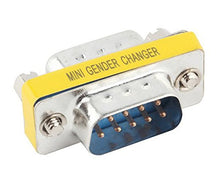 SaySure - 9 Pin RS-232 DB9 Male to Male Serial Cable Gender Changer