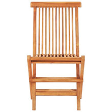 vidaXL Set da Bistrot 3 pz con Cuscini Beige in Legno Massello di Teak