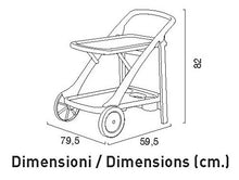 Grazioli 6090/V Carrello Maxim Verde 6090V
