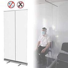 Protezione per Starnuti da Terra, Trasparente PVC con Barriera Isolante per Supporti per Banner, Schermo Protettivo per Ufficio/caffè/Negozi al Dettaglio 4 Dimensioni
