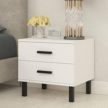 Comodino LHY- Comodino a forma di comodino, semplice e resistente e pratico (dimensioni: 48 x 39 x 45 cm), Legno, 48×39×45cm
