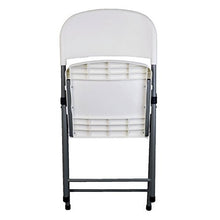 Harbour Housewares Sedie Pieghevoli in plastica da Ufficio/Campeggio - Resistenti - Uso Interno/Esterno - 2 Pezzi