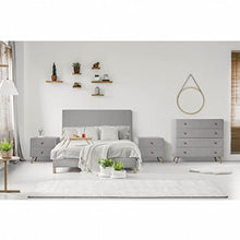 Venditadimobilionline Letto Nordic LANNETE Grigio Chiaro 17 LANNETE Grigio Chiaro 17