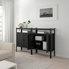 Armadio BROR con 2 ante 76x40x66 cm nero