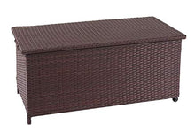 Mendler Baule Contenitore da Esterno HWC-D88 polyrattan ~ Premium 320l Marrone