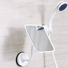 OMLTER Specchio Trucco per Trucco & Rasatura, Ventosa Bloccante, Casa Portatile Montaggio Parete Specchio Trucco, Impermeabile Retrattile 360 ° Rotante Specchio