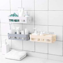Mensola da bagno da cucina Supporto da parete per il bagno a doppia ventosa a ventosa per doccia