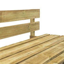 OUSEE Panca da Giardino con Pallet in Legno