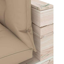 vidaXL Divano Angolare da Giardino in Pallet con Cuscini Legno di Pino