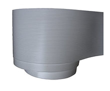 Thermoplast® Strisce protettive per recinzioni per giardino, terrazza, balcone, in polipropilene PP resistente ai raggi UV, 9,5 cm x 52 m = 4,94 m², grigio (RAL 7040)