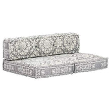 vidaXL Cuscino per Divani Pallet Solido Resistente Durevole Comodo Imbottito Rivestimento con Imbottitura Coloratissimo Grigio in Tessuto Patchwork