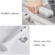 ZYQDRZ Sgabello da Muro, Doccia Pieghevole Doccia Anziana Sedia da Bagno Pieghevole, Sgabello Antiscivolo con Braccioli, Sgabello da Bagno Regolabile A Muro,Blu