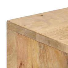 vidaXL Comodino 40x35x54 cm in Legno Massello di Mango