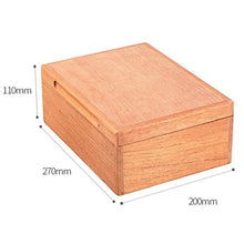 XZJJZ Humidor for sigari da Tavolo, Scatola di immagazzinaggio for sigari di Cedro Ben sigillata con Vassoio e divisore Regolabile