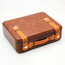 ZYING Portable Cigar Humidor Valigia - Cedro e Pelle Cigar Storage Box Sealed Design Desktop Cigar Humidor
