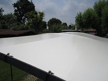 TUTTOPERGOLE Ricambio Telo PVC Bianco 300 CM X 250 CM per Gazebo Pergola in Ferro