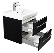 Mobile bagno con lavabo Villeroy & Boch Subway 2.0 55cm nero satinato