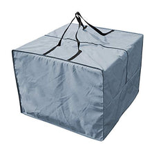 ASSR - Cuscino per sedia da esterno, 81 x 81 x 61 cm, impermeabile, grigio
