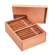 YUTRD ZCJUX Humidor for sigari da Tavolo, Scatola di immagazzinaggio for sigari di Cedro Ben sigillata con Vassoio e divisore Regolabile