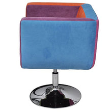 Festnight Sedia Cubo Sgabelli da Bar e Pranzo, Patchwork Altezza Regolabile