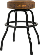 Ortega OBS24V2 - Sgabello da bar in Pelle, 24", Colore: Marrone