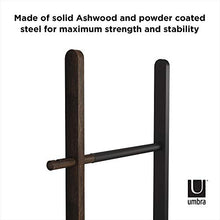 Umbra HUB Scala Nera/Noce, Legno, Nero, 152.00x41.00x3.80 cm
