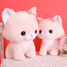 YiXing - Peluche a forma di gatto con gattino, 1 pezzo, colore: nero, altezza: 30 cm