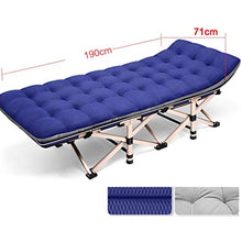 DGHJK Letto Pieghevole Letto da Pranzo Ufficio Singolo Semplice Lettino da Marcia Outdoor Portatile Portatile e Leggero, Installazione Gratuita