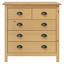 vidaXL Credenza Hill 79x40x80 cm Legno Massello di Pino