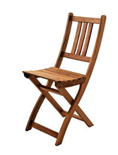 SAM Klappstuhl Sedia da Giardino Pieghevole per Balcone e terrazza, Legno di Acacia, Marrone, Gartenstuhl Blossom